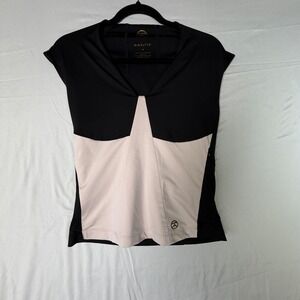 Kinlyte Womens Activewear Top Black Pink Performance Yoga Training Shirt M